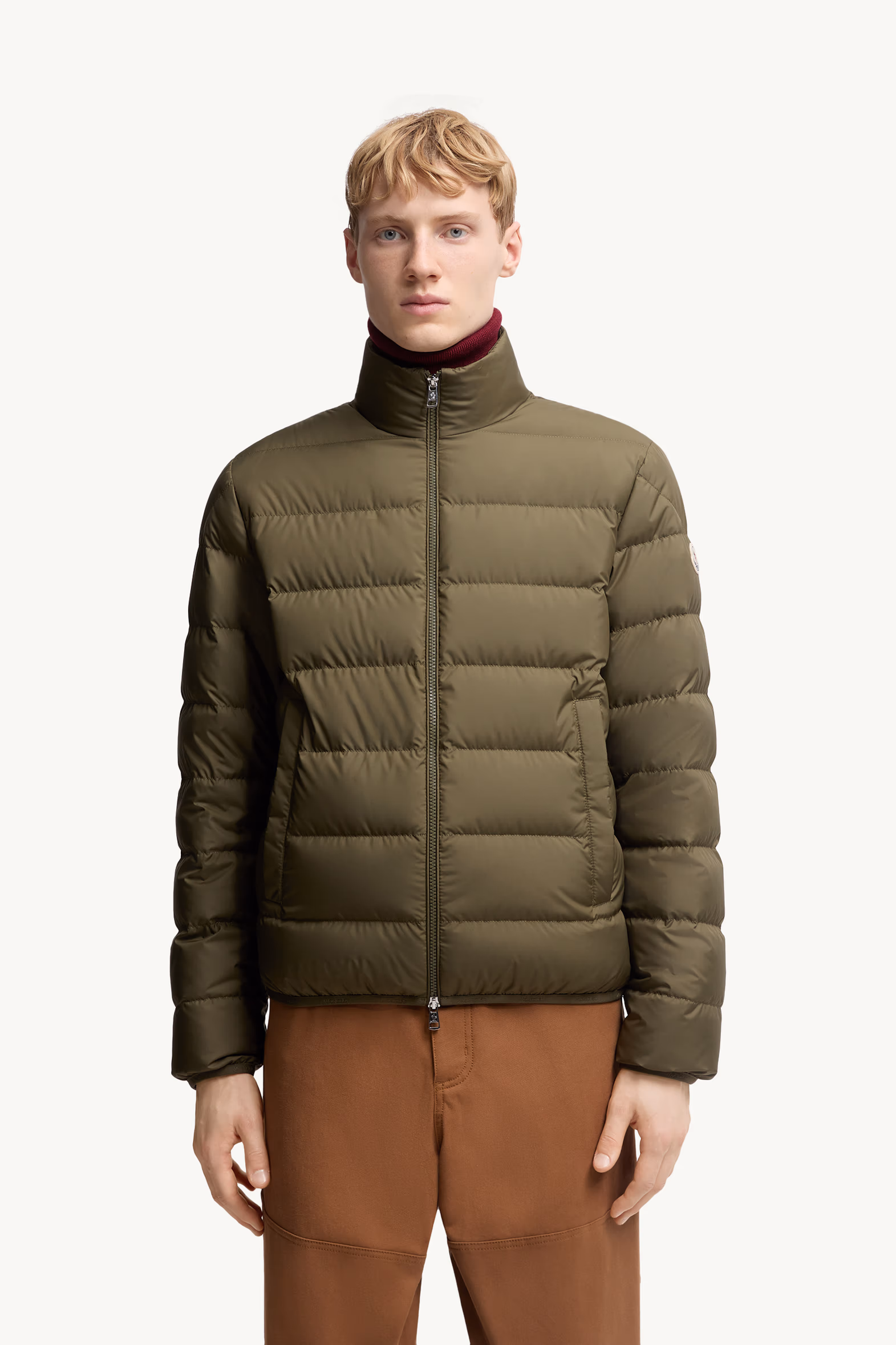 Doudoune courte Baudinet Hommes Vert Olive Moncler 3